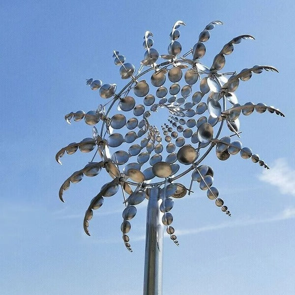 Dual-Motion Metal Garden Windmill - Decorative Wind Spinner for Unique Outdoor Decor & The Perfect Gift