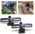 2-Pack Portable Solar Fence Lights