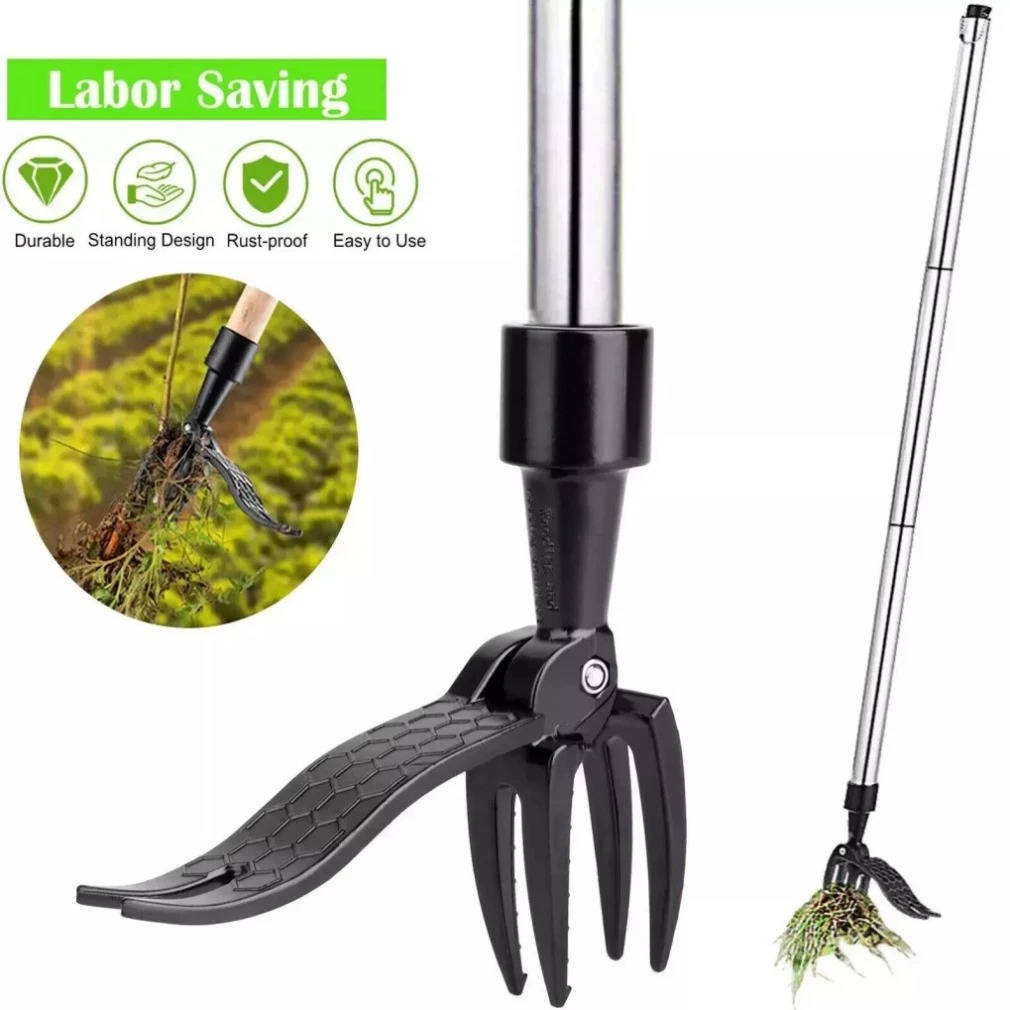 Stand-Up Weeder: Ergonomic Upright Weed Puller