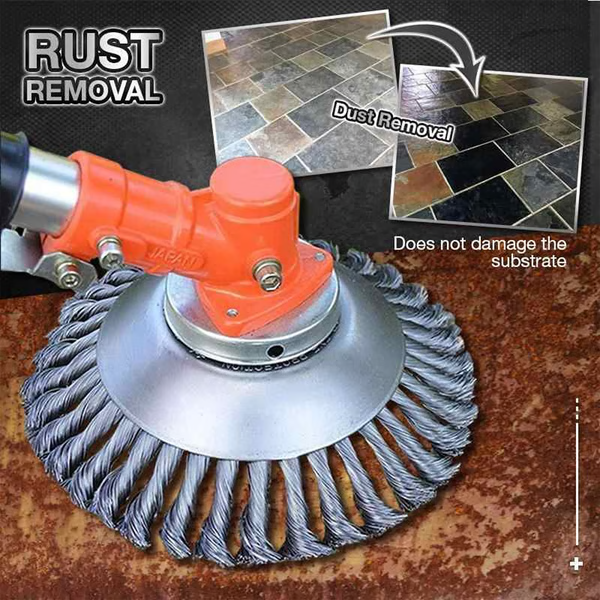Premium Carbon Steel Brush Trimmer for Tough Yard Work