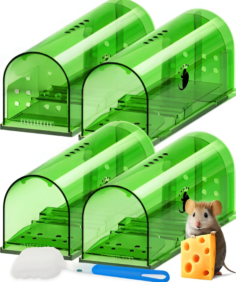 4-Pack Mouse Traps - Quick, Reliable Rodent Control
