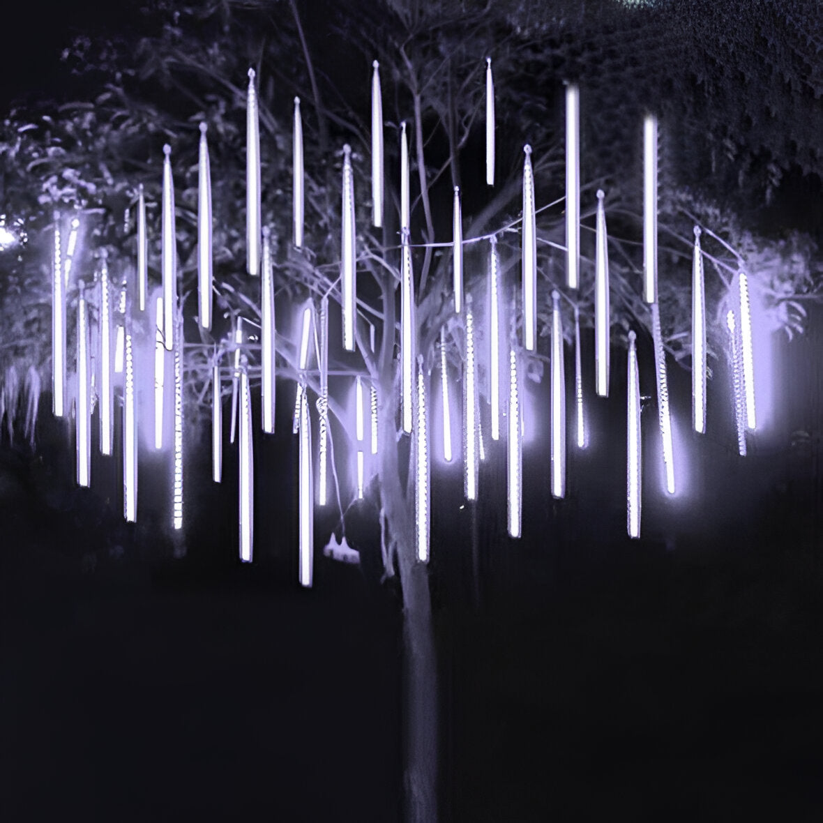 Snowfall Garland Lights – 8-Count Set for a Magical Winter Glow