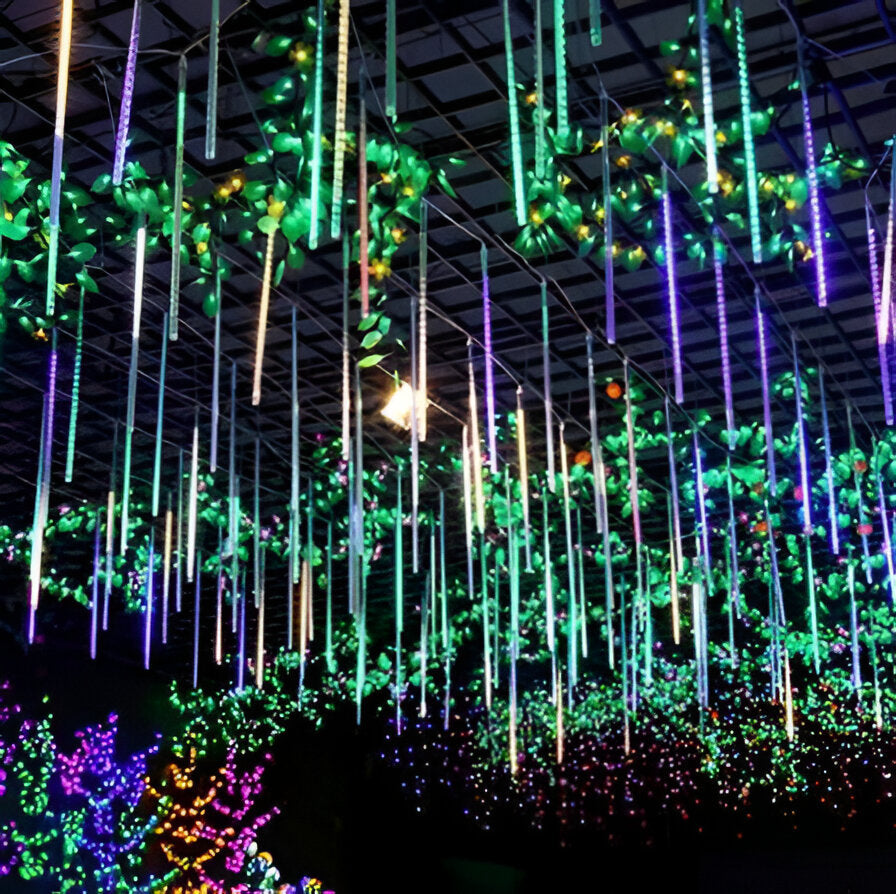 Snowfall Garland Lights – 8-Count Set for a Magical Winter Glow