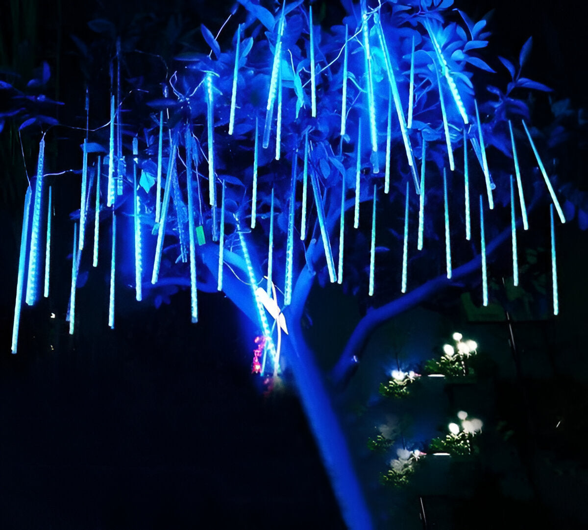 Snowfall Garland Lights – 8-Count Set for a Magical Winter Glow