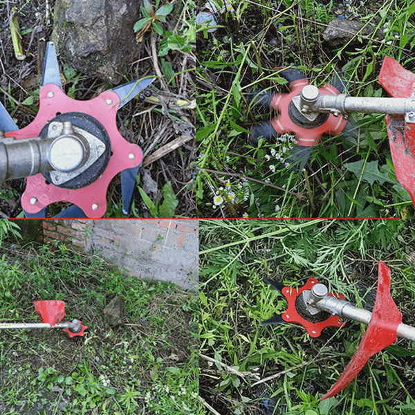 Universal 6-Blade Steel Trimmer Head