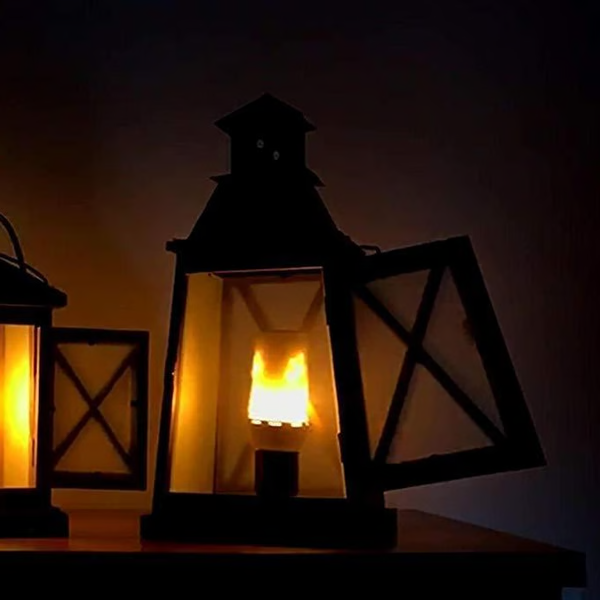 LED Flame-Effect Light Bulb with Realistic Fire Flicker for Cozy Ambience
