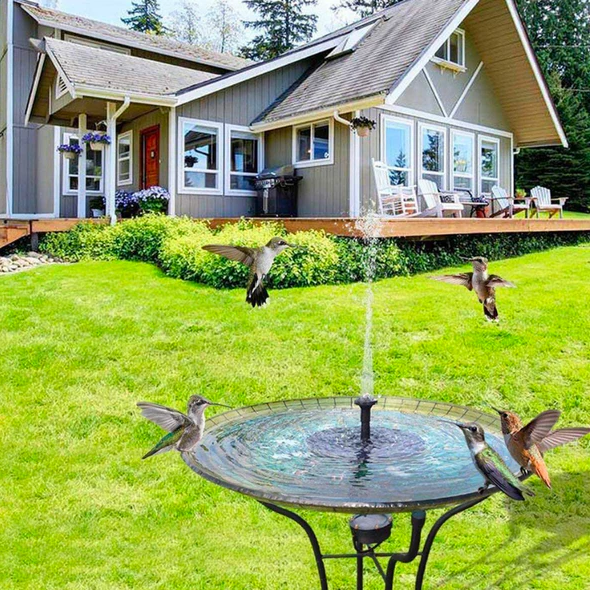 Effortless Solar-Powered Garden Fountain Pump for a Beautiful Outdoor Water Feature