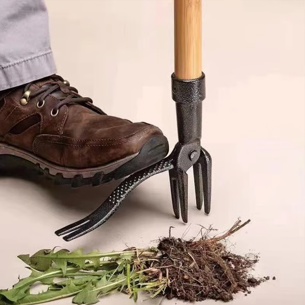 Stand-Up Weed Puller for Effortless Weeding