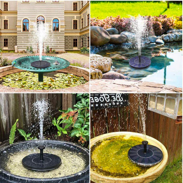 Effortless Solar-Powered Garden Fountain Pump for a Beautiful Outdoor Water Feature