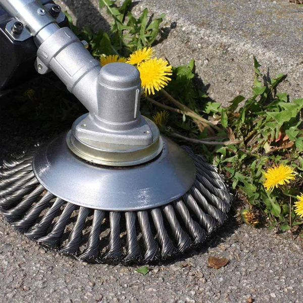Premium Carbon Steel Brush Trimmer for Tough Yard Work