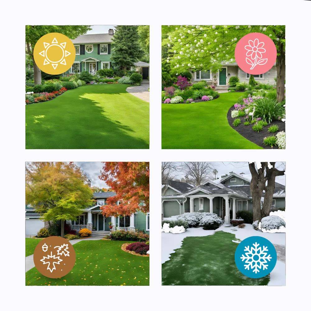 Fast-Acting Green Grass Seed Mat for Quick Lawn Repair