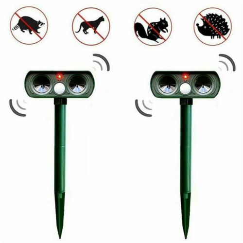 Solar-Powered Infrared Animal Pest Repeller – 1 Unit