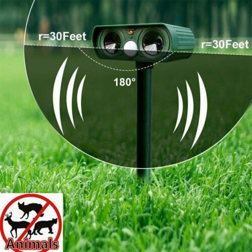 Solar-Powered Infrared Animal Pest Repeller – 1 Unit