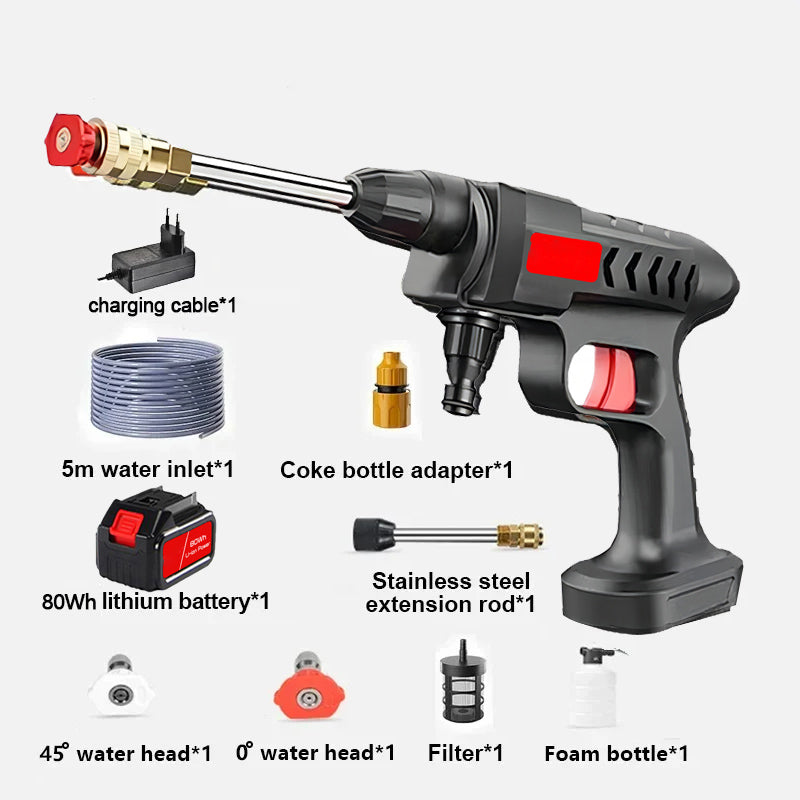 Professional-Grade High-Pressure Water Gun for Effortless Car Washing