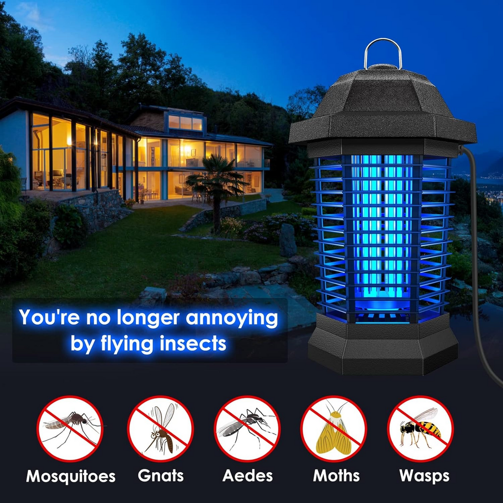 Electric Bug Zapper Light – Powerful Outdoor Mosquito & Insect Killer