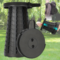 Portable Telescoping Stool – Collapsible Fold-Up Seat for Easy, Anywhere Seating