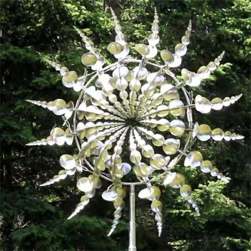 New Anti-Rust Magical Metal Windmill and Kinetic Wind Spinners